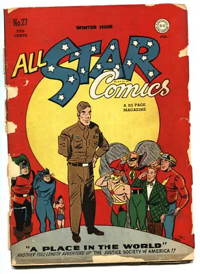 Buy All Star Comics #27-1945 Amputee Cover Justice Society- Green Lantern • 266.02£