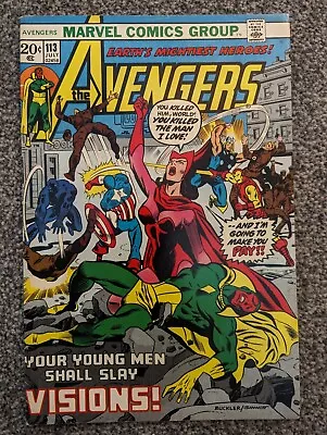 Buy The Avengers 113 Marvel 1973. 2nd Mantis, Swordsman. Combined Postage • 11.98£
