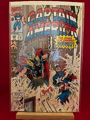 Buy Captain America #395 MARVEL COMICS 1991 THE HOUSE THAT DRIPPED—DOUGH..MINT/NM • 12.06£