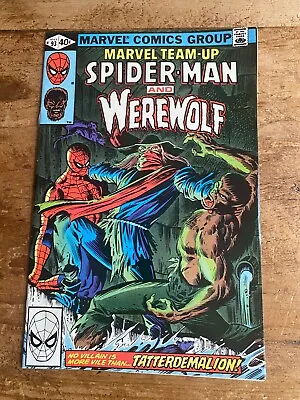 Buy Marvel Team-Up #93 Marvel Comics 1980 Werewolf By Night Appearance L • 7.92£