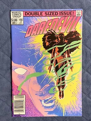 Buy Daredevil #190 - Elektra Resurrected And Origin 1983 • 12.16£