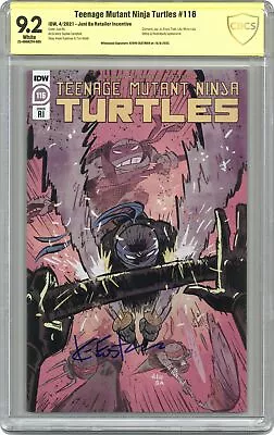 Buy Teenage Mutant Ninja Turtles #116 Juni Ba 1:10 Variant CBCS 9.2 SS Eastman 2021 • 115.93£