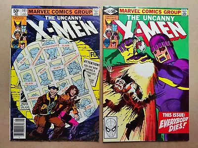 Buy The X-Men 141 142 VG+ To VG/FN 1981 Days Of Future Past 1st Prints John Byrne • 111.79£