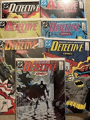 Buy Detective Comics 587,588,589,590,591,592,593 1988 Copper Age Batman Lot VF-VF/NM • 19£