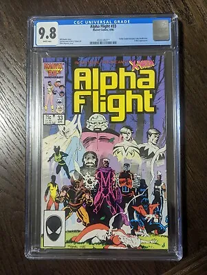 Buy Alpha Flight #33, CGC 9.8, 1st Appearance Lady Deathstrike, Marvel 1986 • 79.95£