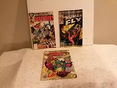 Buy Marvel Fantastic Four 208 Human Fly 15 Defenders 64 1970s Lot 3 Comic Books • 13.28£