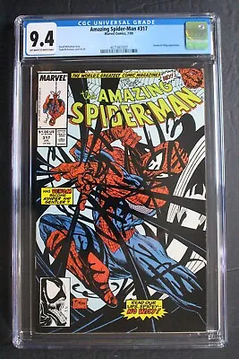Buy Amazing Spider-Man #317 Eddie Brock As VENOM 1989 Grimm THING MCFARLANE CGC 9.4 • 46.87£