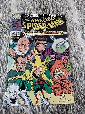 Buy Amazing Spider-Man #337 Aug 1990  1st Full Team Of The Sinister Six II • 13.50£