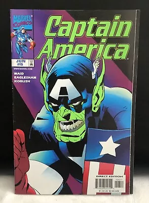 Buy Captain America #6 Comic Marvel Comics 1998 Cap As A Skrull • 1.41£