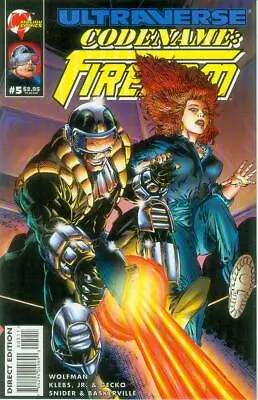 Buy Code Name: Firearm # 5 (of 5) (Glue Jr. & Gabriel Gecko) (Malibu Comics USA, 1995) • 2.56£