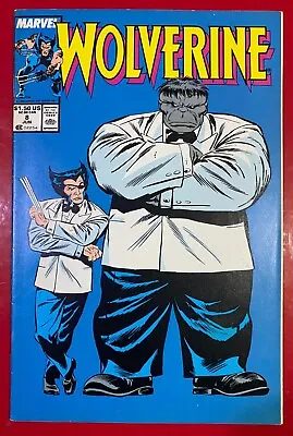 Buy Wolverine #8 1989 - Key Iconic Cover - Boarded 1st Print - Beautiful Copy VFN+ • 75£