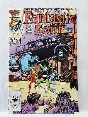 Buy FANTASTIC FOUR #291 VF/NM 💥 Homage To DC Action Comics #1💥John Byrne 1st Swipe • 14.39£