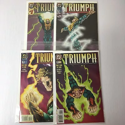 Buy Triumph #1-4 DC 1995 Comic Books VF/NM  Bagged And Boarded • 9.99£