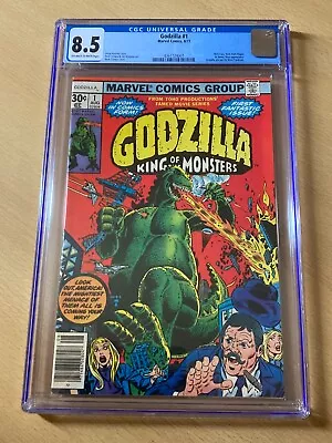 Buy Godzilla 1 (1977) - Marvel Comics Bronze Age Key - CGC 8.0 VFN • 85£