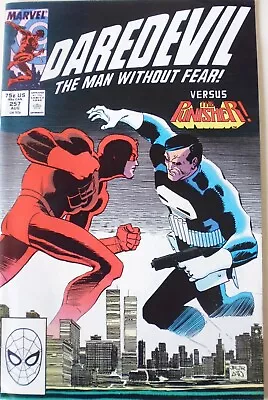 Buy Daredevil # 257. Dd Vs The Punisher.  August 1988. Classic Vol.1 Series. N.mint- • 11.99£