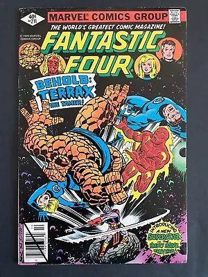 Buy Fantastic Four #211 - 1st App Terrax The Tamer 1979 Marvel Comics • 20.53£