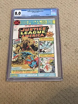Buy Justice League Of America 113 CGC 8.0 OW/White Pages- Classic Cover!! • 71.50£