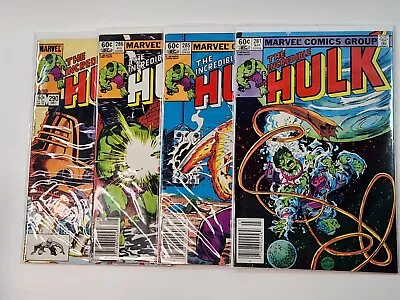Buy Incredible Hulk 281 285 286 290 Marvel Comics 4 Book Lot Bronze Age 1983 • 17.44£