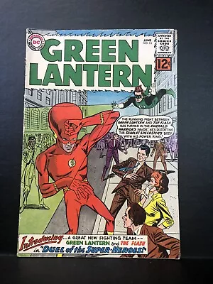 Buy Green Lantern #13 FN/FN+ Flash Crossover Silver Age DC Comics 1963 • 79.05£