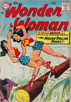 Buy Facsimile Reprint Covers Only To WONDER WOMAN #98 - (1958) • 15.80£