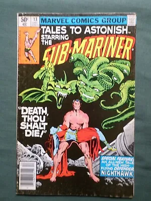 Buy Tales To Astonish Starring The Sub-mariner  - Marvel Comic Vol2  # 13 - Dec 1980 • 4.99£