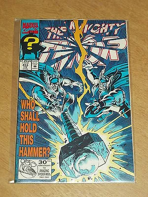 Buy Thor The Mighty #459 Vol 1 Marvel 1st App Thunderstrike February 1993 • 24.99£