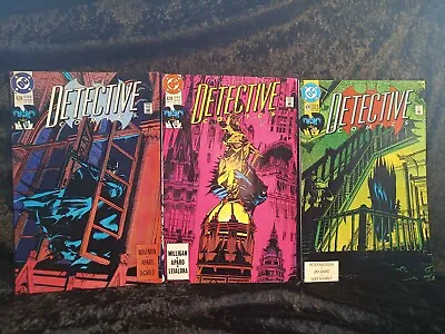 Buy Detective Comics #628 #629 #630  DC Comics 1991 Batman  • 5.14£