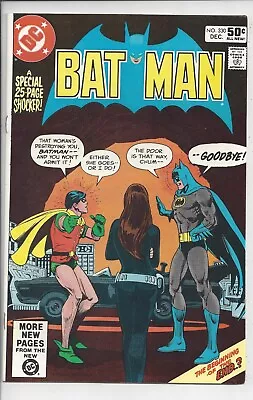 Buy Batman #330 NM- (9.0) 1980 Talia Al Ghul Over Robin??? • 16.01£