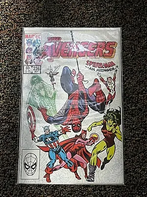 Buy The Avengers 236, Spider-Man Cover & Appearance. 1983 Marvel • 5.62£