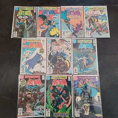 Buy Detective Comics #516 To #537 - DC 1982/84 - Batman - 10 Comics • 25.49£