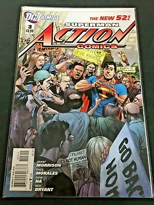 Buy Action Comics #3 New 52 DC 2011 VF/NM Comics Book • 2.17£