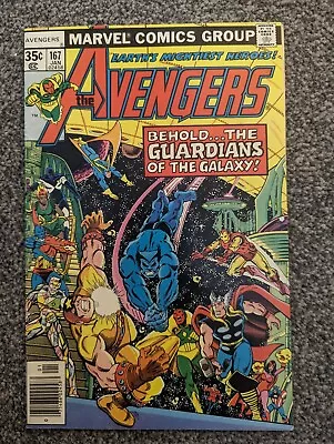 Buy The Avengers 167 Marvel 1978. Guardians Of The Galaxy • 7.50£