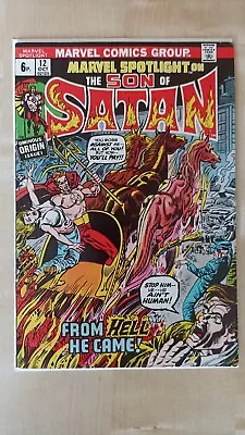 Buy Marvel Spotlight On The Son Of Satan #12  1st Appearance .  • 35£