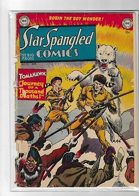 Buy Star Spangled Comics # 115 Fair DC Golden Age [Solo Robin + Tomahawk] • 45£