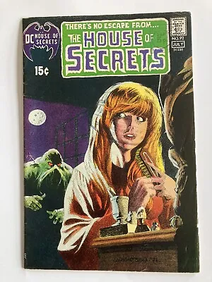 Buy House Of Secrets #92 DC Comic 1971 - 1st Swamp Thing - Bernie Wrightson Horror • 950£