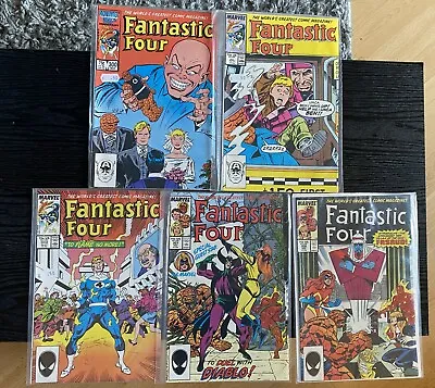 Buy Marvel Comics - 5x Fantastic Four Lot - Issues #300 #301 #302 #307 #308 • 12.99£