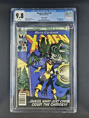 Buy Uncanny X-men #143 ~ Cgc 9.8 ~ Newsstand ~ 1981 • 241.28£