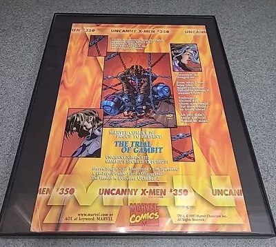 Buy Uncanny X-men #350 Trial Of Gambit Marvel  Print Ad 1997 Framed 8.5x11  • 19.18£
