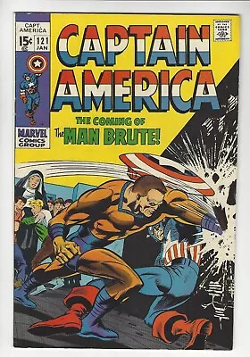Buy Captain America #121, Marvel 1970, Vf/nm 9.0 Condition • 27.66£