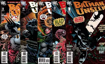Buy 2009 BATMAN: THE UNSEEN • Mini-Series • DC • USA •#1-5 Complete • 9.44£
