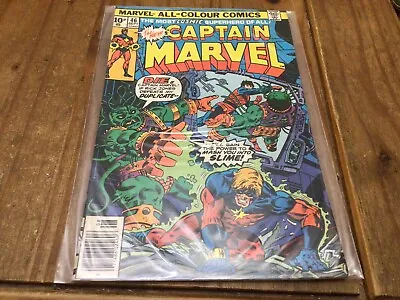 Buy Marvel Comics Group Captain Marvel #46 Sept 1976 • 3£