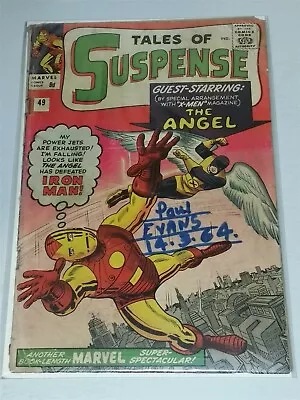 Buy Tales Of Suspense #49 G+ (2.5) X-men Marvel Comics January 1964 • 64.99£
