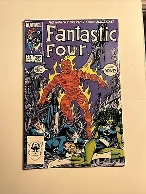 Buy Fantastic Four #289 NM WP  Marvel 1986 Annihilus Reborn Nick Fury John Byrne Art • 7.90£