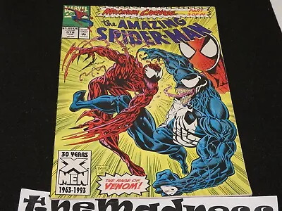 Buy 1993 Marvel Comics Amazing Spider-Man #378 Maximum Carnage Pt. 3 Venom • 8.75£