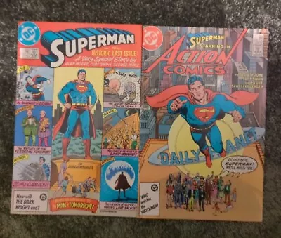 Buy Superman 423 Action Comics 583 Alan Moore Final Superman Epic! • 29.95£