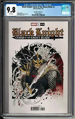 Buy Black Knight : Curse Of The Ebony Blade #1 CGC 9.8 White! Peach Momoko Variant! • 62.76£