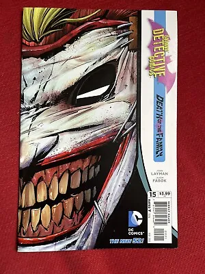 Buy Detective Comics #15 VFN/NM- 2013 *DIE-CUT JOKER MASK COVER* • 4.99£
