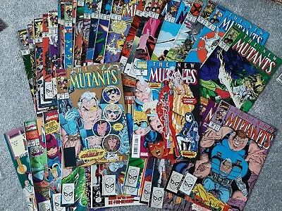 Buy New Mutants 52-100 (87 & 98 Reprint) Vol 1 1st App Deadpool Fn-nm 42 Comics • 78£