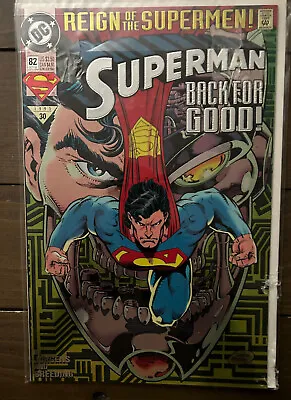 Buy Superman #82 Chrom Cover (DC Comics, October 1993)- Excellent Condtion • 22.90£