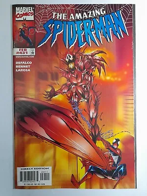Buy 1998 Amazing Spiderman 431 VF/NM.First Cover And 2Nd App. Of Carnage Cosmic. • 77.16£